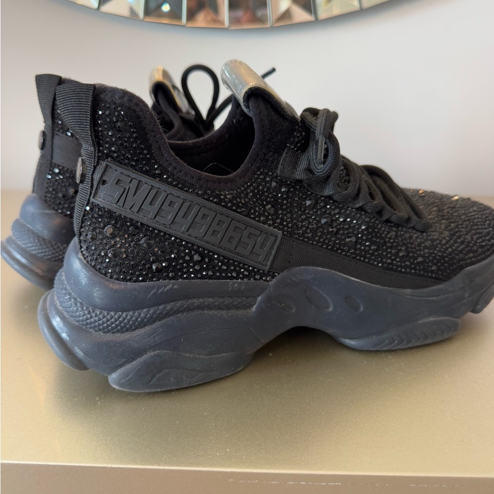 Steve Madden Glittery Black Sneakers